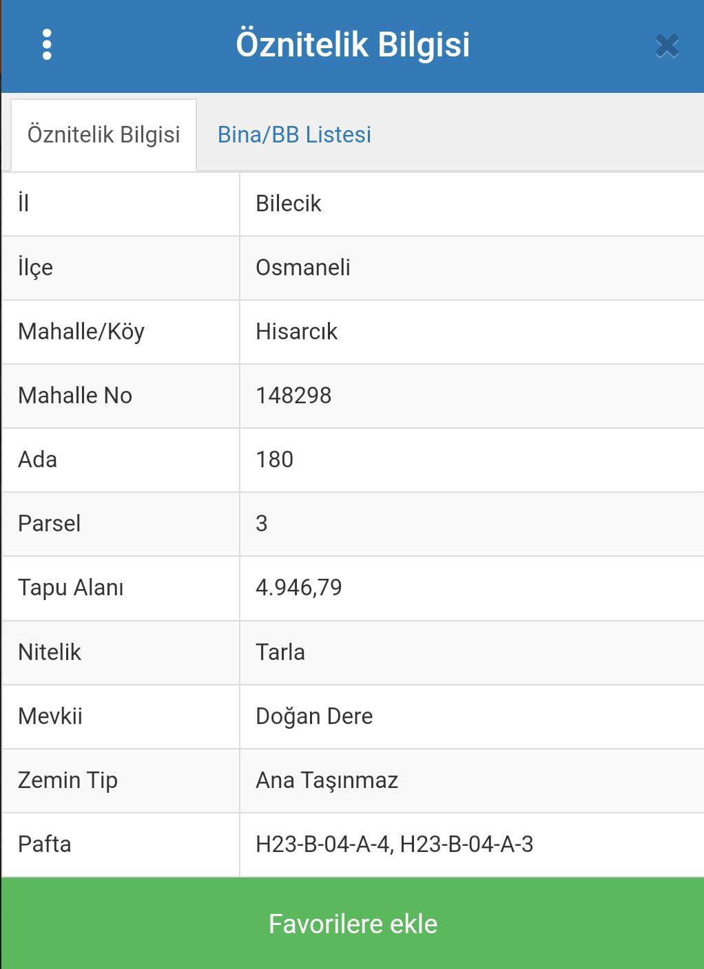 *SAHİBİNDEN HİSARCIK KÖYÜ 5 DÖNÜM TARLA EKBİÇ veya YATIRIMLIK* - BİLECİK OSMANELİ fotoğraf 2